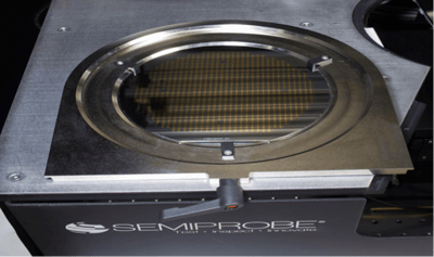 Wafer Carrier for Double-sided Optoelectronics Semiautomatic Wafer Prober