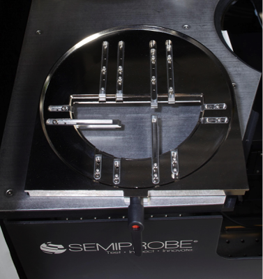 Partial Wafer Carrier for Double-sided Optoelectronics Semiautomatic Wafer Prober