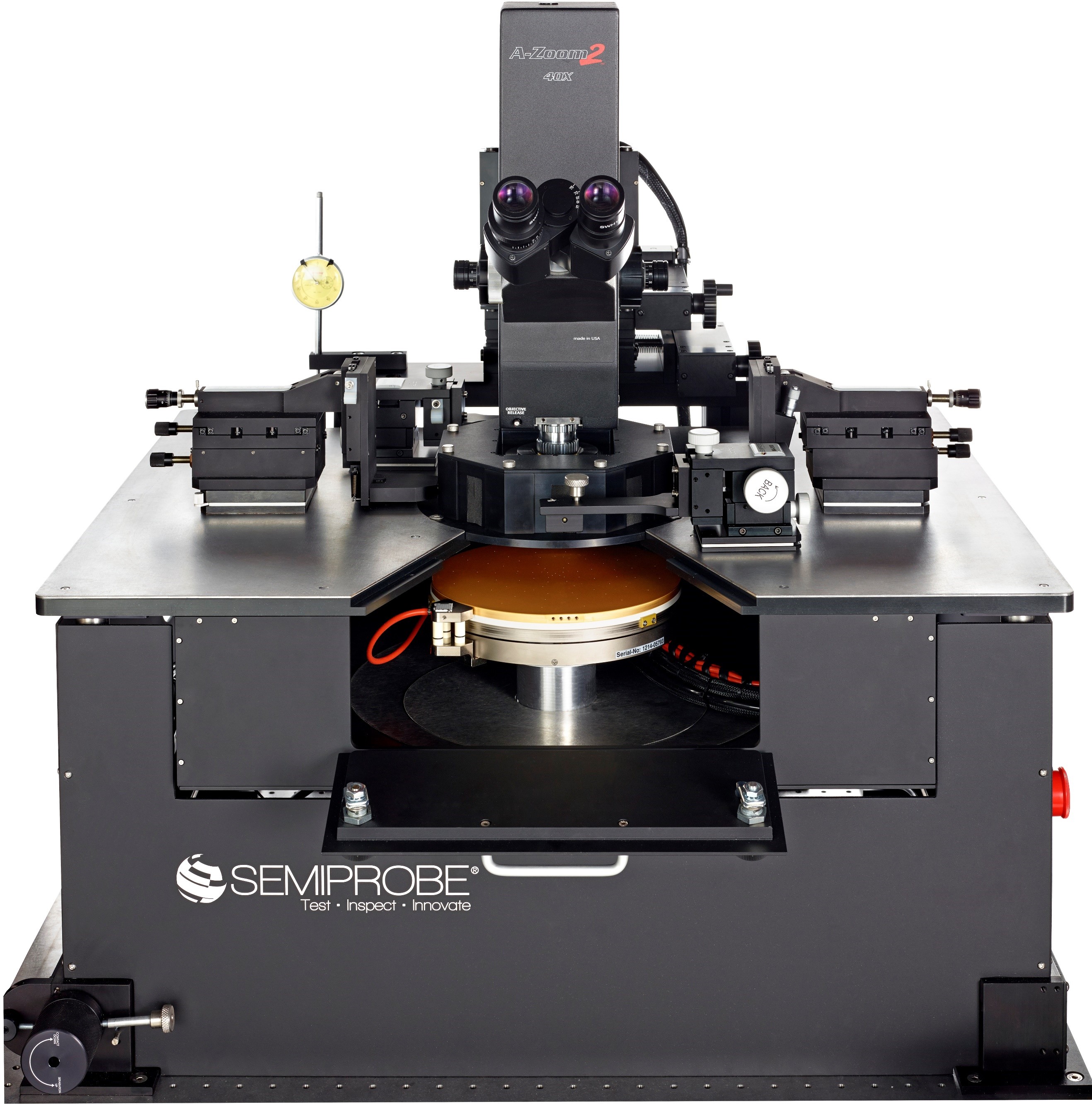 High Frequency Wafer Prober Including RF Probes