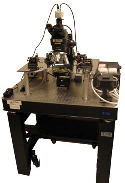 Probing Platform used to Characterize Semiconductor Wafers, Devices and Packaged Parts